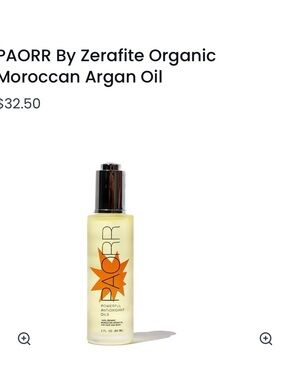 Moroccan Argan Oil - Cream Bottle with Orange Label